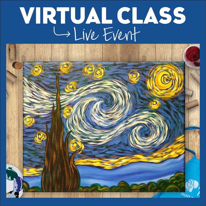 Live Virtual Event - Paint in the safety of your own home!